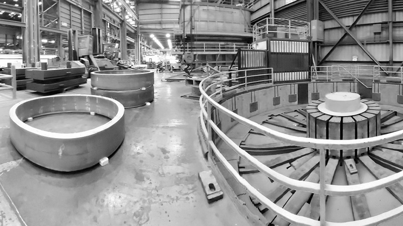 Inside Shultz Steel plant