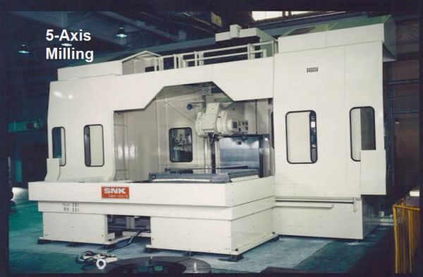 SNK 5-axis milling machine